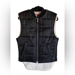 Work king Sherpa Lined Full Zip Vest S